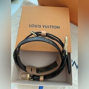 Louis Vuitton’s monogram strap